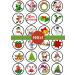 PRECUT Christmas Edible Cupcake Toppers - Festive Mix #1 Premium Thickness SWEETENED VANILLA - wafer card disc cake decorations (Pack of 12) - Buy Online on GoSupps.com