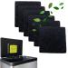 xcivi 6-Pack Replacement Activated Carbon Odor Filter Refills Deodorizers for EKO Trash Can Carbon Odor Filters for Kitchen Trash Can with Lid Carbon Odor Filters for Stainless Steel Waste Bin