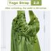 Leg Stretcher Strap with Door Anchor for Ballet, Aerial Yoga & Dance - Green - Buy Online on GoSupps.com
