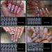 Qiuming 72-Piece French Nail Stencil Stickers | Dual Nail Shape Stickers for DIY French Nails | Perfect Nail Extension & Gel Designs - Buy Online on GoSupps.com