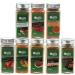 Meat Spice Pack. Great for gifts and everyday use. 8 glass jars, reusable. Cajun, Tajine, BBQ, Ch