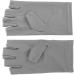 Professional 1 Pair UV Gloves For Nails Art Light Protection Gel Polish Manicure Care Fingerless Moisturizing Hand Protector Manicure Tools (Grey) - Buy Online on GoSupps.com