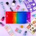 Rainbow High Makeup Set for Girls - Lip Gloss, Nail Varnish, Gems, Glitter & Stencils - Cosmetic Bag Included - Ideal Gifts for Girls - Buy Online on GoSupps.com
