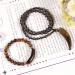 Soulnioi Tiger's Eye Bridge Bracelet & Vintage Obsidian Wolf Tooth Necklace Set - Buy Online on GoSupps.com