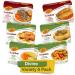Kosher MRE Meat Meals Ready to Eat (6 Pack Divine Variety - Beef & Chicken) Prepared Entree Fully Cooked, Shelf Stable Microwave Dinner  Travel, Military, Camping, Emergency Survival Protein Food G - Divine - 6 Pack