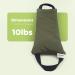 10 LB Purple Yoga Sandbag with Two Handle Design - Made in USA by Bean Products - Buy Online on GoSupps.com