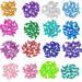 VICTHY 100pcs Cat Nail Caps, Colorful Pet Cat Soft Claws Nail Covers for Cat Claws with Glue and Applicators, 10 Colors/Set Small