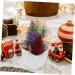 HOMSFOU 5pcs Christmas Simulation Potted Plant Tiny Christmas Tree Christmas Pine Tree Artificial Plant for Desk Decor Fake Plant Christmas Plant Decoration Small Plant Plastic Office Mini Goldenx5pcs 21X11cmx5pcs - Buy Online on GoSupps.com