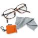 Carson Stuff-It Microfiber Lens Cloth - 6.25 x 6.25 for Eyeglasses Smartphones Tablets & Cameras - Orange (SN-40OR) - International Shipping Available - Buy Online on GoSupps.com