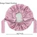 Satin Silk Sleep Bonnet for Black Women - Adjustable Double Layer Night Cap for Braids and Curly Hair (Pink) - Buy Online on GoSupps.com