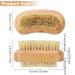 3-Piece Natural Bamboo Nail Brush Set for Manicure & Pedicure - Gentle Cleaning for Fingernails & Toenails - Adults & Kids - Elegant Color - Buy Online on GoSupps.com