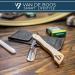 Buy Van de Boos Razor Set - Wooden Handle Alum Pencil Derby Blades Leather Etui Barber Knife for Precise Wet Shaving - Men's Grooming Essentials - Buy Online on GoSupps.com