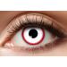 Balinco contact lenses colored without strength motif lenses eye lenses costume accessories for cosplay Halloween carnival carnival dia los muertos party festival rave (cyber white / red) cyber white / red
