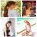 AXEN 8PCS Elastic Hair Ties for Women & Girls - Soft Cotton Ponytail Holders for Thick & Curly Hair - Brown Series - Buy Online on GoSupps.com