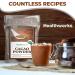 Healthworks Cacao Powder (48 oz) - Certified Organic Cocoa Substitute, Sugar-Free | Keto, Vegan, Non-GMO | Antioxidant Superfood from Peruvian Bean/Nut - Buy Online on GoSupps.com