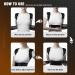 TUNISE Posture Corrector for Women and Men - Adjustable Upper Back Brace for Scoliosis and Hunchback Correction - Back Pain Relief - Spine Corrector - Support Trainer - Size Medium - Buy Online on GoSupps.com