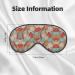 SSIMOO Leaves Print Eye Mask - Ultra-Soft Light-Blocking Sleep Mask for Ultimate Comfort & Restful Sleep - International Shipping Available - Buy Online on GoSupps.com