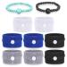 4 Pairs Kids Motion Sickness Bands Motion Sickness Bands and 2 Pcs Anti Car Sickness Bracelet Nausea Bands for Kids Adults Morning Sickness Wristband Push Bead into Wrist(Blue Grey White Black)