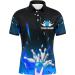 Customized Blue Flame Bowling Shirt for Men & Women - NBP46 | Personalized Team Jersey with Polo & Quarter-Zip Design - Buy Online on GoSupps.com