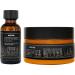 Live Bearded Grooming Kit: All-Natural Beard Oil & Butter | Made in USA | Beard Growth Support with Shea Butter Argan Oil & More - Buy Online on GoSupps.com