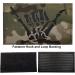 5x3 Inch Large Multicam Infrared IR Skull Skeleton Middle Finger Patch - Tactical Vest Patch with Hook-Fastener Backing - Buy Online on GoSupps.com
