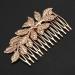 Obahdirry Fashion Punk Women Girls Hair Comb Hair Clip Jewelry Cuddly Gold - Buy Online on GoSupps.com