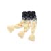 Buy 5 Packs Kanekalon Braids Extensions - Colorful Crochet Hair - 24 Synthetic Hair | Black to Light Blonde | 500g - Buy Online on GoSupps.com