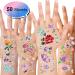 Konsait 50Sheet Flower Temporary Tattoos for Women Teens Girls - Waterproof Body Art Sticker with Flower Butterfly Leaf Lotus Cherry Blossoms Design - Buy Online on GoSupps.com