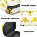Stylish Menstruation Pad Bag with Zipper - Women's Golden Glitter Bee Napkin and Tampon Bag | Perfect for Women & Girls - Buy Online on GoSupps.com