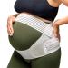 BABYGO 4 in 1 Pregnancy Support Belt Maternity & Postpartum Band - Relieve Back Pelvic Hip Pain SPD & PGP inc 40 Page Pregnancy Book for Birth Preparation Labour & Recovery S White White S: 6-8 70cm - 100cm