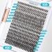 SISILILY 280pcs Lash Clusters - Fluffy 30D & 40D Individual Eyelash Extensions with Bond Seal Remover & Tweezers - Mega D Curl False Eyelashes Kit for International Shipping - Buy Online on GoSupps.com