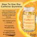 Bizi Caffeine Gummies - Energy Supplement for Focus & Boost - 30mg Caffeine per Gummy (60 ct) - Citrus Flavor for Men & Women - Buy Online on GoSupps.com