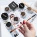 High Pigment Eyebrow Pomade Kit - Water & Stain Resistant with Dual-Ended Brush | Long-Lasting Natural Brow Makeup (11# Black - Buy Online on GoSupps.com