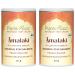 Amla powder organic amalaki berry fruit powder (vegan ayurvedic raw food) Indian gooseberries amla fruit-organic amla berry fruit powder |Pureeraw 2-pack (2x 40g) 80g Amla 2 pieces
