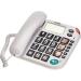 Maxcom KXT480BB UK Big Button Corded Phone with LCD Display and Photo Memory Buttons - White - Buy Online on GoSupps.com