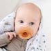 Ryan & Rose Cutie PAT Pacifier Teether - Clear Rubber Bulb - Buy Online on GoSupps.com