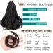 LIYATE French Curl Crochet Braids 12 Inch 7 Packs Black - Goddess Box Braids Crochet Hair for Women with Curly Ends - Pre Looped French Curl Braiding Hair Extensions - Buy Online on GoSupps.com