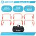 Agility Hurdles Training Equipment - 6pk Speed and Plyometric Set for Soccer and Football - Buy Online on GoSupps.com