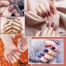 Wakaniya Dip Powder Nail Kit - 8 Colors Red Grey Dipping Set with Base, Top Coat, Activator, Brush - French Nails Art Manicure Kit for Women - Buy Online on GoSupps.com