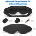 3D Sleep Mask Palifel | Contoured Cup Sleeping Mask for Men & Women | 100% Lightblocking Night Mask | Adjustable Strap | Breathable Eye Cover - Buy Online on GoSupps.com