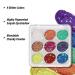 Glitter Eyeshadow Palette - 9 Pigmented Shimmer Shades for Waterproof Eye Makeup | Colorful Sparkly Eyeshadow 0.35oz - Buy Online on GoSupps.com