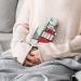 Hot Water Bottle with Lid - Rubber Hot Water Bag for Pain Relief Cramps & Foot Warmer | Hot & Cold Therapy - International Shipping Available - Buy Online on GoSupps.com