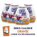 ICEE Zero Calorie Orange Liquid Water Enhancer - 1.62 Fl Oz Concentrate (48 ml) - Sugar Free Natural Flavor Drops - 4 Pack - Buy Online on GoSupps.com