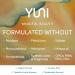 YUNI Beauty Face & Body Scrub - Glow with the Flow Exfoliating Wash (4oz) for Glowing Skin | All Natural Paraben-Free Cruelty-Free Exfoliator for Dry Dull Skin - Buy Online on GoSupps.com