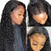 Midulla 26 Inch HD Lace Front Deep Wave Wig 180% Density | Brazilian 10A Curly Human Hair Wig for Black Women | Pre Plucked 4x4 Deep Wave Wig with Baby Hair | 26 Natural Color - Buy Online on GoSupps.com