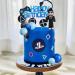 Video Game Cake Toppers Gamer Cake Decoration Game Controller Blue Black Ball Cake Toppers for Game Theme Party Man Boy Birthday Party Supplies (Style 1) - Buy Online on GoSupps.com