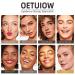 Eyebrow Stamp Stencil Kit - 24 Reusable Stencils | Waterproof Trio Brow Makeup Kit (Dark Brown) - Buy Online on GoSupps.com