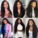 32 Inch Glueless Deep Wave Lace Front Wig - 150% Density Brazilian Human Hair - HD Transparent - Pre Plucked - For Black Women - Buy Online on GoSupps.com