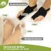 Valgofit Hallux Valgus Correction Rail with Silicone Toe Spreaders - Universal Size BPA Free Night Splint for Men & Women - Day & Night Use - Buy Online on GoSupps.com