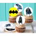 24 x Pre-Cut Batman 1 Edible Stand up Wafer/Rice Paper Cupcake Cake Toppers Birthday Party Superhero Decorations - Buy Online on GoSupps.com